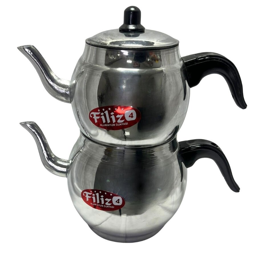 Filiz Alüminyum Çaydanlık No: 4 – Orta Boy Hafif Çaydanlık