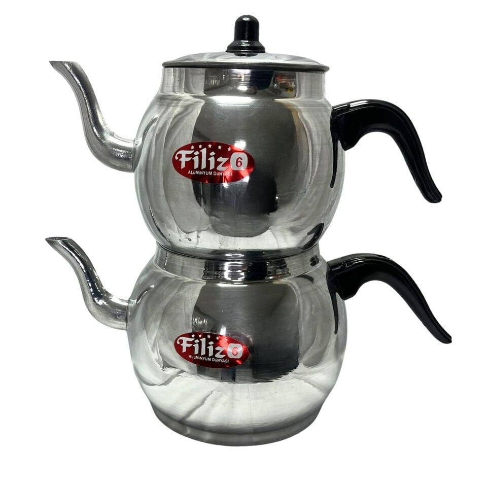 Filiz Alüminyum Çaydanlık No: 6 – Büyük Boy Dayanıklı Çaydanlık