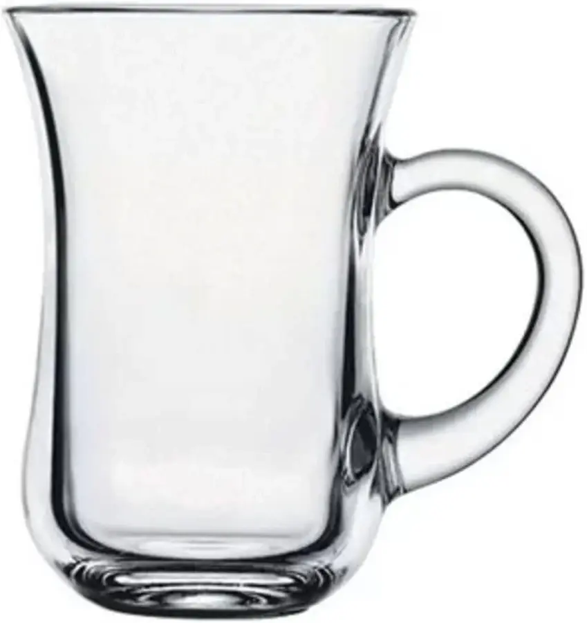 Paşabahçe Glass4you Lina Kulplu Çay Bardağı 6 adet