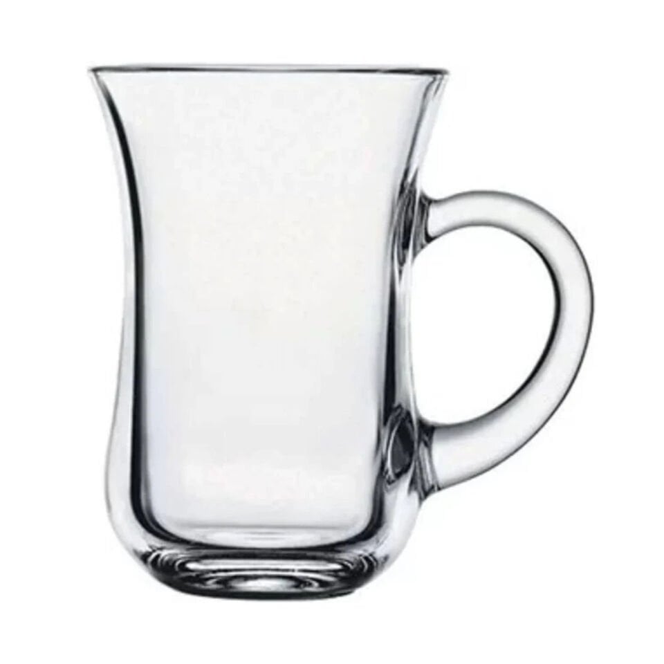 Paşabahçe Keyif Kulplu Çay Bardağı 145 cc 6'lı