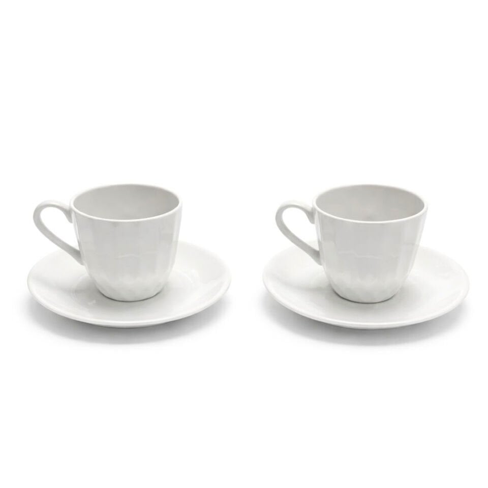 Kütahya Porselen İkili Kahve Fincanı Takımı – Sade & Şık Tasarım