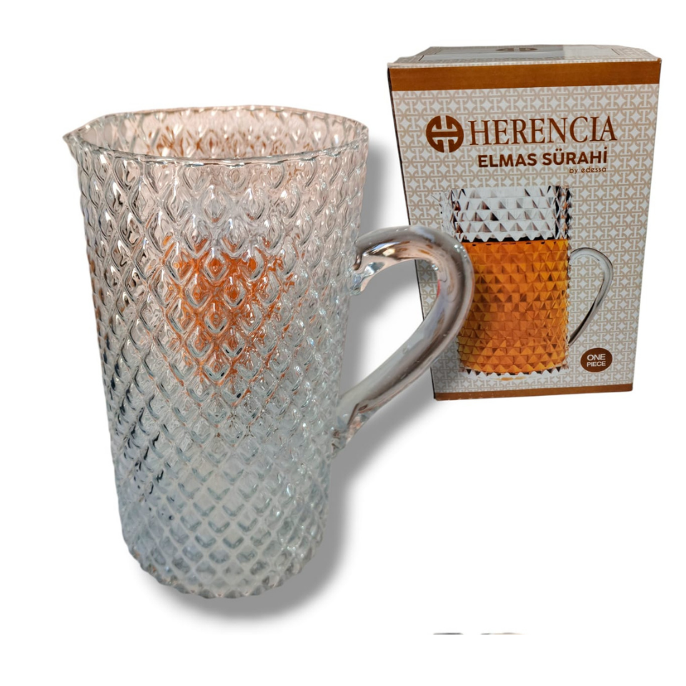 HERENCIA ELMAS CAM SÜRAHİ ( KAPAKSIZ )