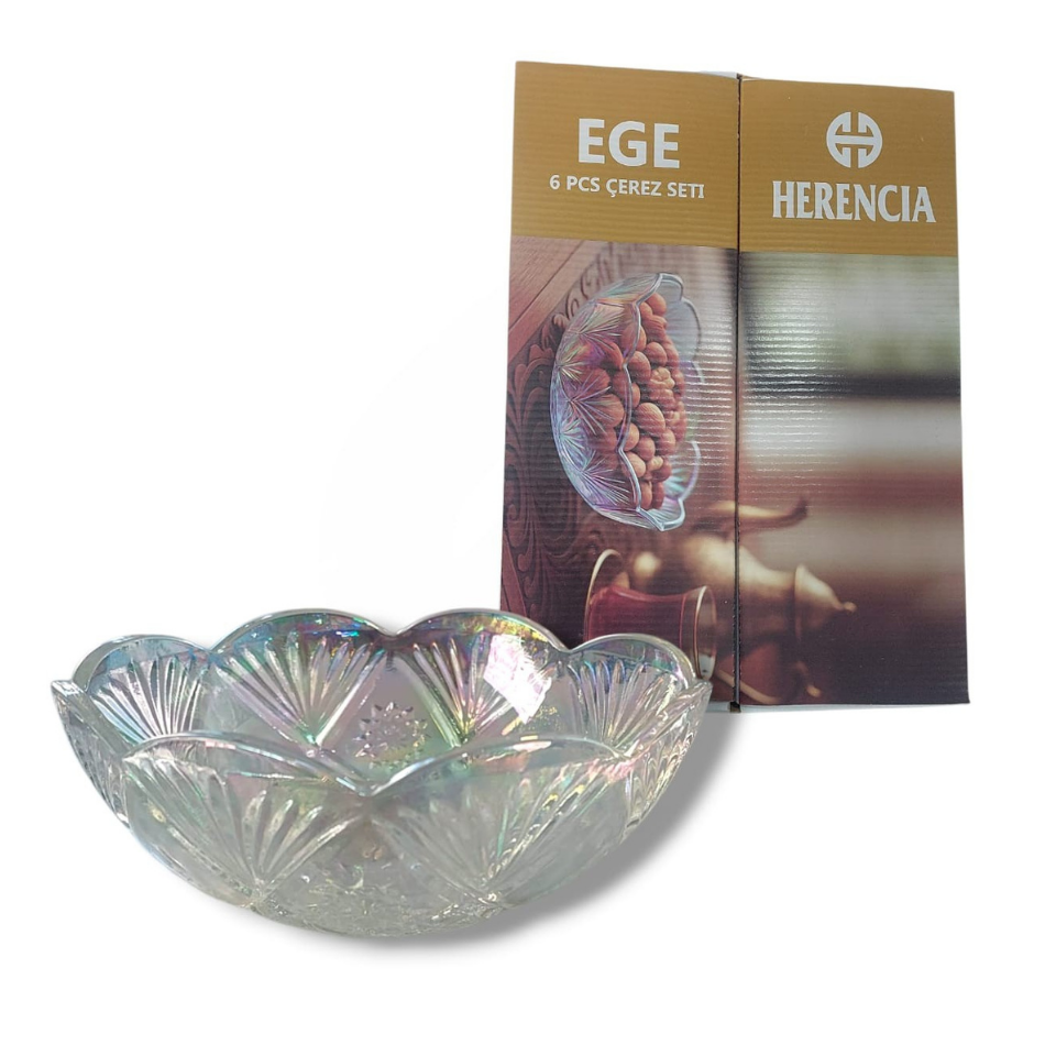 HERENCIA EGE 6 PCS ÇEREZ SETİ LÜSTERLİ