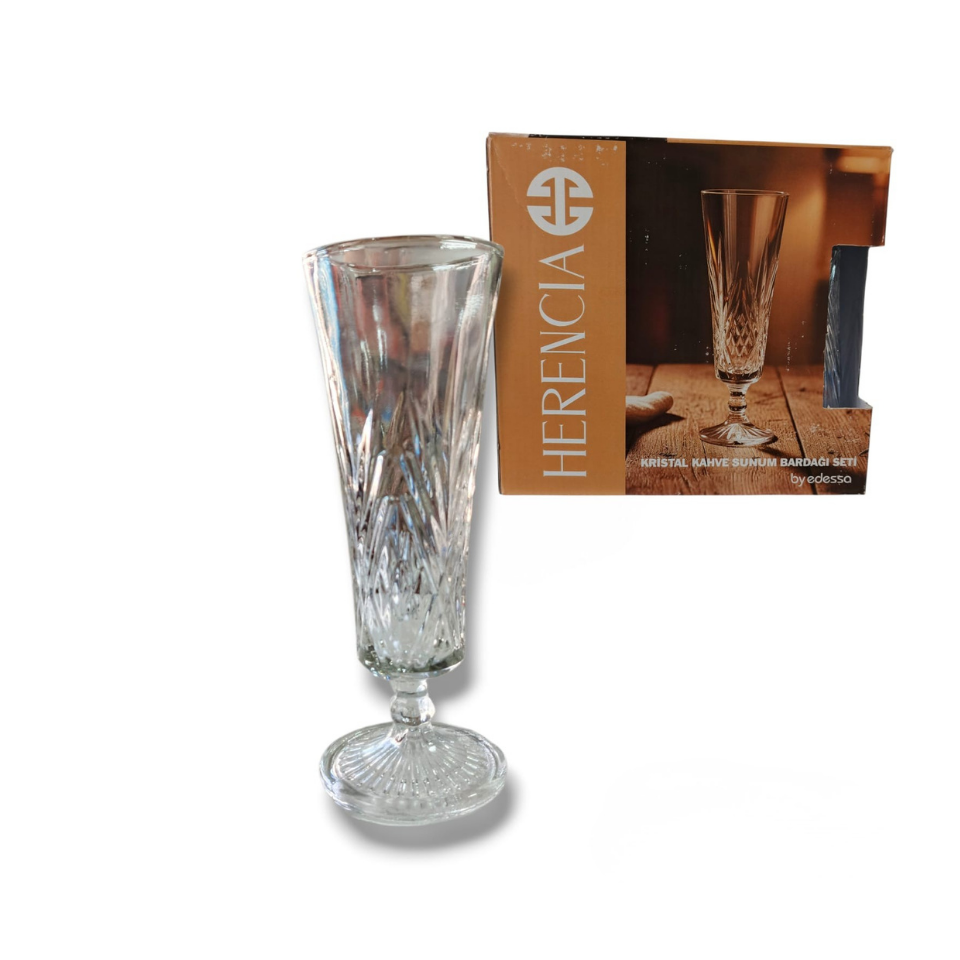 HERENCIA KRİSTAL KAHVE SUNUM BARDAĞI 6 LI